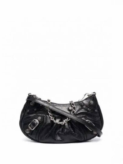 Le Cagole Chain Mini Shoulder Bag Black - BALENCIAGA - BALAAN 2