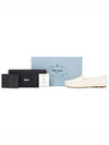 Triangle Logo Driving Shoes Ivory - PRADA - BALAAN 5