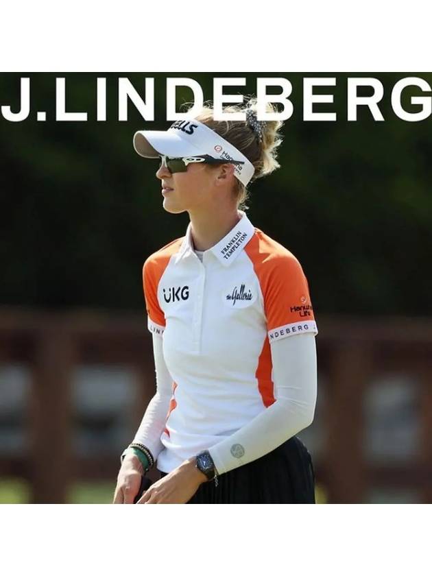 Behati Women s Golf T shirt Orange GWJT04624 - J.LINDEBERG - BALAAN 2