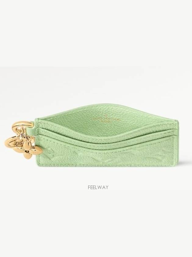 LV Charm Empreinte Monogram Card Wallet Green - LOUIS VUITTON - BALAAN 4