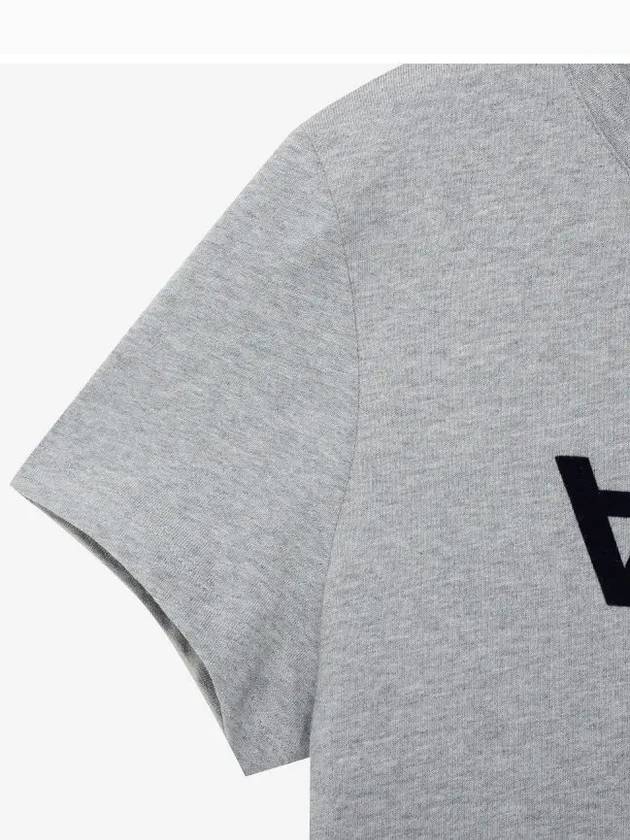 VPC Navy Logo Cotton Short Sleeve T-Shirt Grey - A.P.C. - BALAAN 4