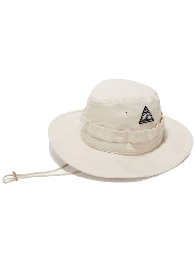 Wide Brim Cotton Bucket Hat Ivory - JIL SANDER - BALAAN 2