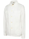 Men's Linen ShirtType Jacket MMCON5T61 100 - AT.P.CO - BALAAN 2