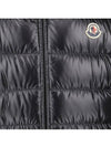 1A00058 595ZJ 999 CERCES Cerces logo patch down vest black men's jacket TJ - MONCLER - BALAAN 5