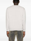 Boke Flower Crest Embroidered Wool Knit Top Light Grey - KENZO - BALAAN 3