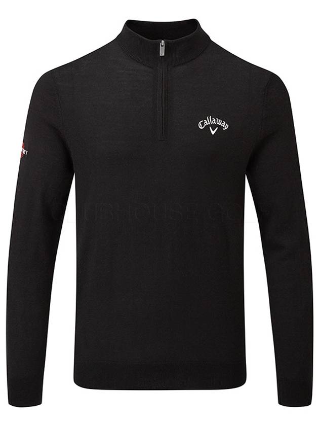 Blended Merino Quarter Zip Sweater - CALLAWAY GOLF - BALAAN 1