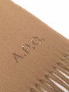 Ambroise Embroidered Muffler Camel - A.P.C. - BALAAN 4