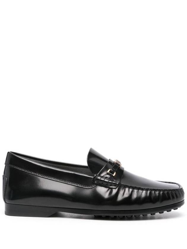 Tod'S 'Kate' Black Leather Loafers - TOD'S - BALAAN 1