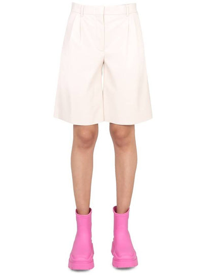 Fake Leather Bermuda Shorts 3341MDB0422761502 B0040190904 - MSGM - BALAAN 2