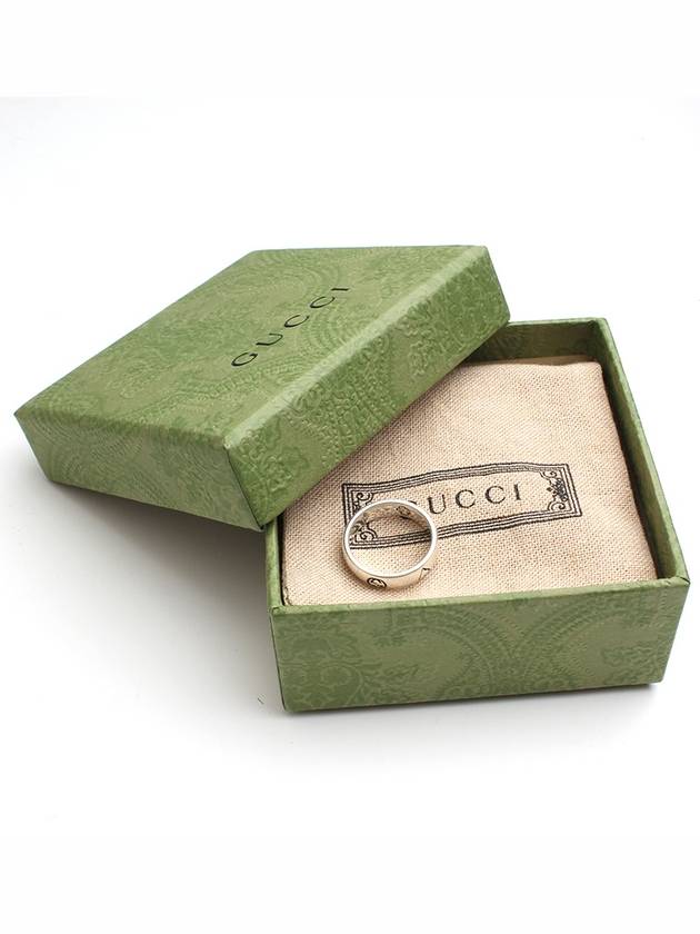 BLIND FOR LOVE Silver Ring - GUCCI - BALAAN 4