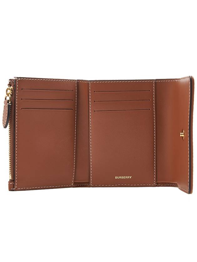 Check Half Wallet Beige - BURBERRY - BALAAN 11