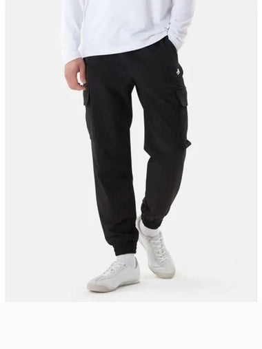 Brushed Woven Cargo Pants Black SP323UPT91 - DESCENTE - BALAAN 1