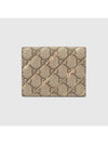 Horsebit Print Card Wallet Beige Ebony - GUCCI - BALAAN 1