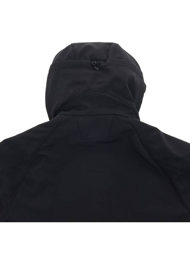 Lens Wappen Hooded Jacket Black - CP COMPANY - BALAAN 10