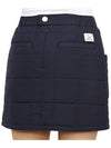 women's padded H-line skirt navy - HORN GARMENT - BALAAN 11