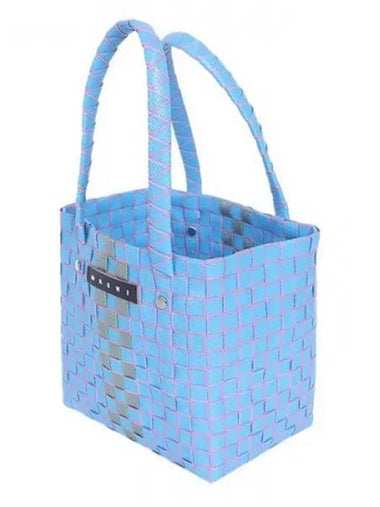 Woven Micro Tote Bag Sky Blue M00638 M00IW 0MC43 1120524 - MARNI - BALAAN 1