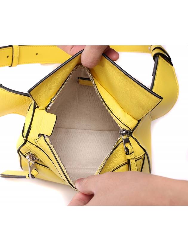 puzzle leather belt bag yellow - LOEWE - BALAAN.