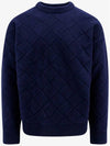 Intrecciato Wool Knit Top Navy - BOTTEGA VENETA - BALAAN 1