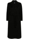 Esturian Virgin Wool Single Coat Black - S MAX MARA - BALAAN 2