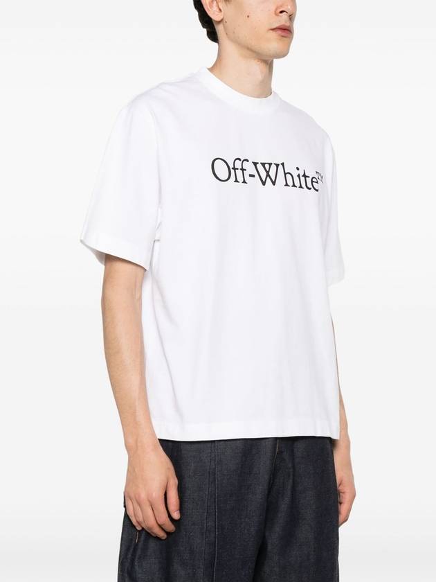 Big Bookish Skate cotton T-shirt - OFF WHITE - BALAAN 3