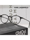 Eyewear Round Glasses Black - KARL LAGERFELD - BALAAN 3