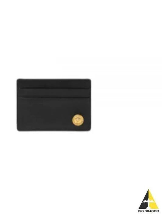 Circle Medusa Logo Two-tier Card Wallet Black - VERSACE - BALAAN 2
