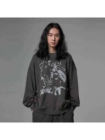 Crush Sweatshirt Mocha Gray - CRUMP - BALAAN 1