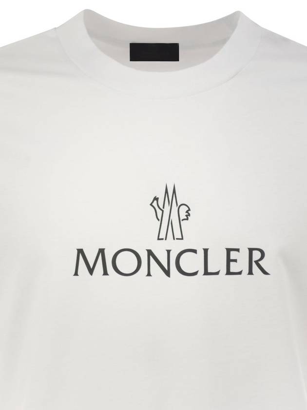 Cotton logo T-shirt - MONCLER - BALAAN 4