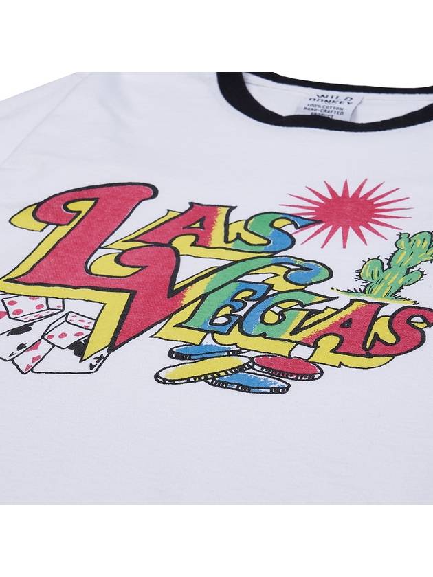 Wild Donkey Men s Las Vegas Short Sleeve T Shirt WHITE BLACK - WILD DONKEY - BALAAN 5