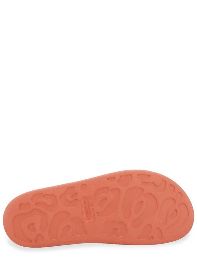 Logo Rubber Slippers Salmon Pink - ALEXANDER MCQUEEN - BALAAN 5