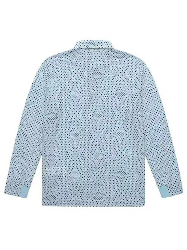 Espandy Button Down Long Sleeve T-Shirt 9363GZPPSKYBLUE - BLACK&WHITE - BALAAN 2