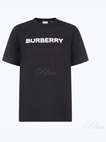 logo short sleeve t-shirt black - BURBERRY - BALAAN 2