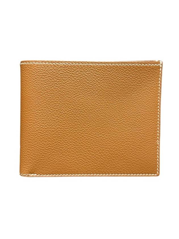 Citizen Twill Compact Half Wallet Brown - HERMES - BALAAN 1