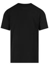 Pisato Effect Logo Patch Short Sleeve T-Shirt Black - STONE ISLAND - BALAAN 3