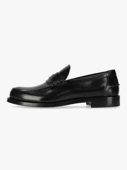 Mr G Mocassin Leather Loafers Black - GIVENCHY - BALAAN 2