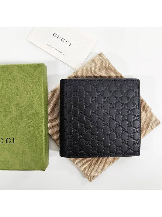 Microssima Half Wallet Black - GUCCI - BALAAN 2