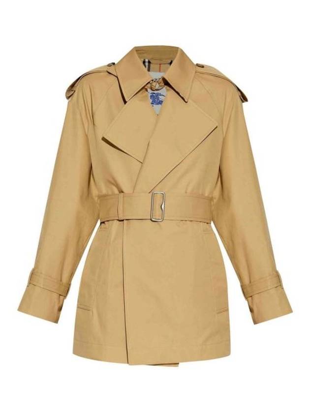 Gabardine Trench Coat Beige - BURBERRY - BALAAN 2