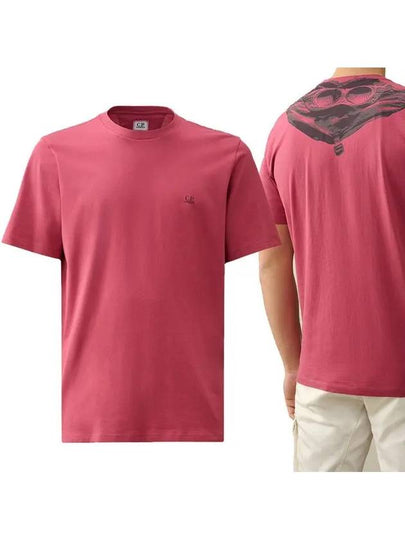 30/1 Jersey Goggle Short Sleeve T-Shirt Pink - CP COMPANY - BALAAN 2