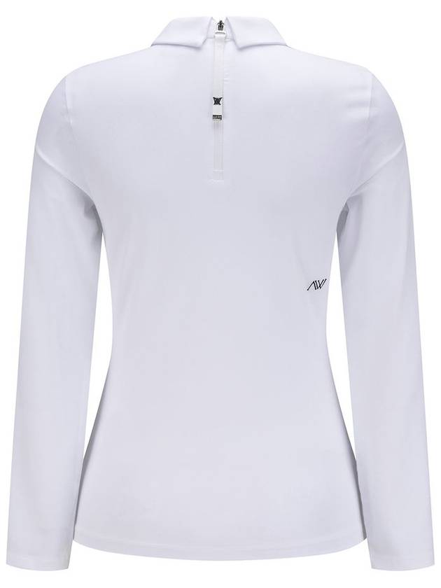 Official WOMEN SP HYBRID LONG T SHIRT WH - ANEWGOLF - BALAAN 2