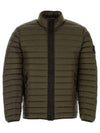 Men's Wappen Patch Padded Jacket Khaki - STONE ISLAND - BALAAN 2