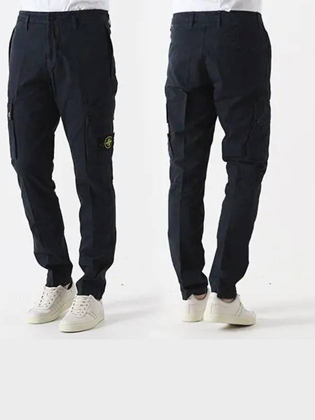 303WA Old Treatment Cargo Pants Navy - STONE ISLAND - BALAAN 2