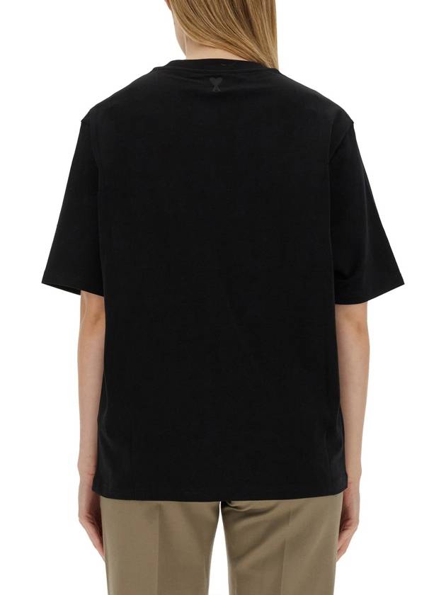 Alexandre Mattiussi Short Sleeve T-Shirt Black - AMI - BALAAN 13