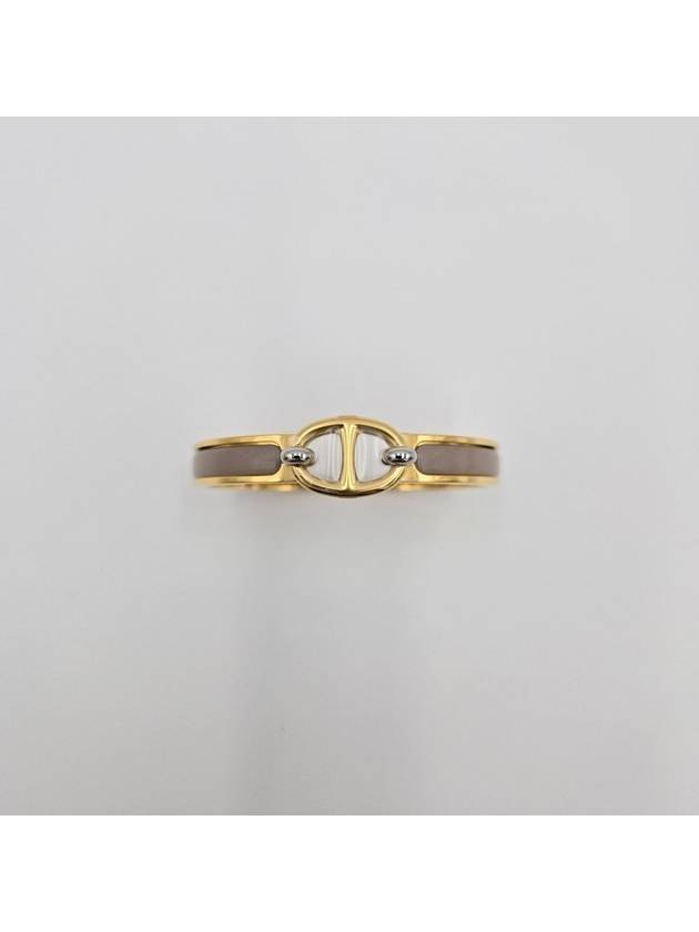 Mini Clic Chaine D'Ancre Bracelet Gold Marron Glace - HERMES - BALAAN 6