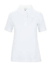 Box Logo Short Sleeve Polo Shirt White - BURBERRY - BALAAN 2