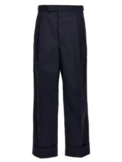 Typewriter Fit 5 Slacks Blue - THOM BROWNE - BALAAN 2