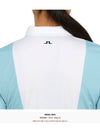 Women's Evelina Golf Polo Shirt Blue - J.LINDEBERG - BALAAN 8