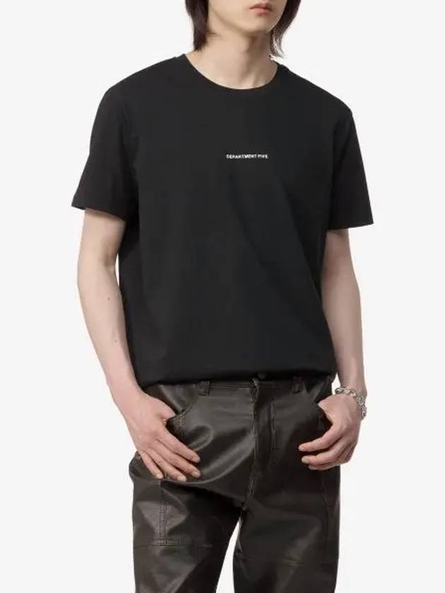 DEPARTMENT FIVE Logo Short Sleeve T Shirt Black UT5062JF0015999 - DEPARTMENT 5 - BALAAN 1