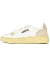 Medalist Beige Suede Low Top Sneakers White - AUTRY - BALAAN 5