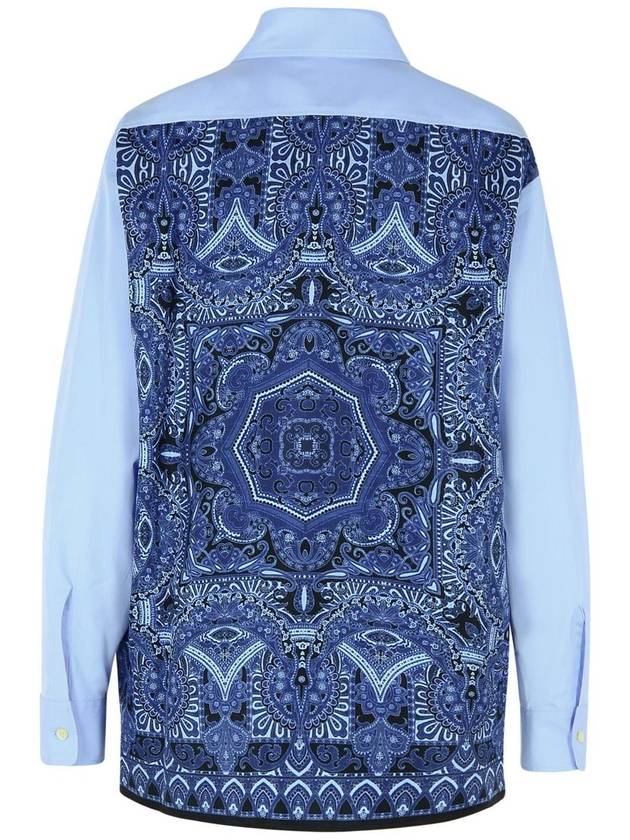 Etro Blue Cotton Shirt - ETRO - BALAAN 3