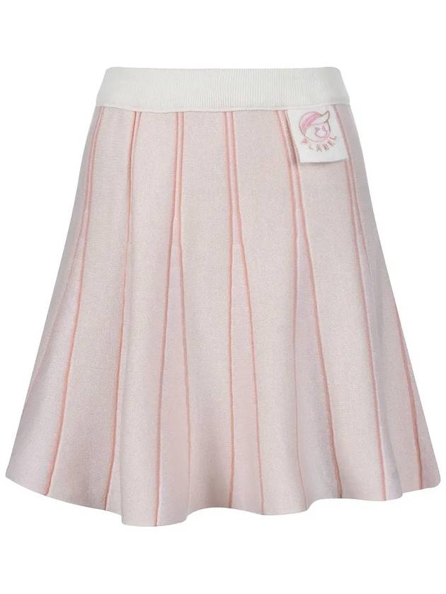 Reversible pleated knit skirt MK3SS052WHT - P_LABEL - BALAAN 10